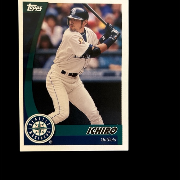 Topps Other - Topps Ichiro Baseball Card with Blue and White Accents